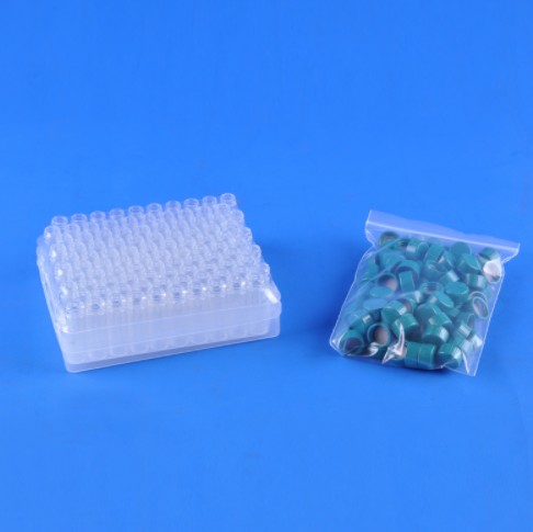 투명 샘플 바이알, 바이알과 캡 분리 포장형 Clear Sample Vial Package