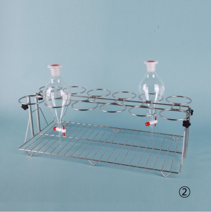 스텐선 여두 랙 / 여두대 Separatory Funnel Rack / Funnel Rack