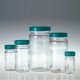 중 광구병, 눈금형 with Teflon Lined Cap Clear Medium Round Bottle / Graduated Jar