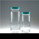장형 대 광구병, with Teflon Lined Cap Clear Tall Straight Side Round Bottle / Jar