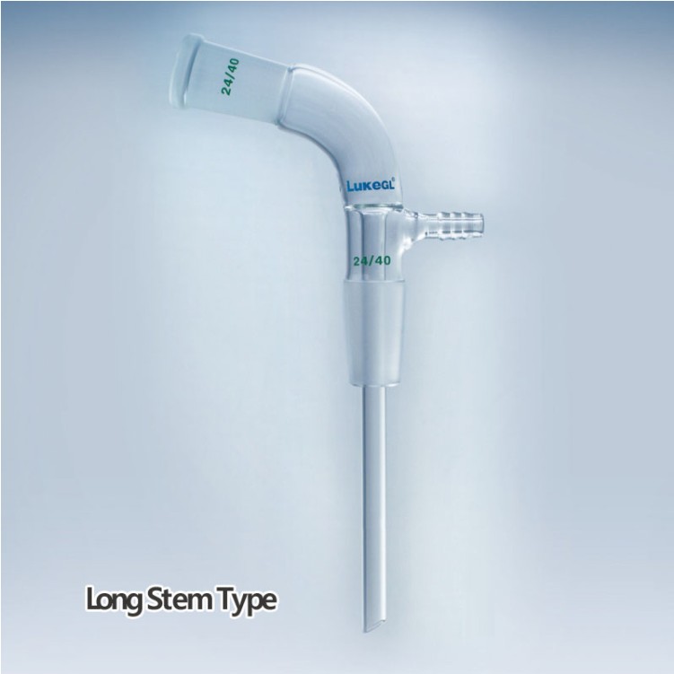 진공어댑터, 직선형 & 곡형, LukeGL® Adapter, for Vacuum, Straight & Bent