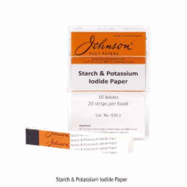 산화제 검출지, 요오드화 칼륨 전분지 Starch & Potassium Iodide Paper