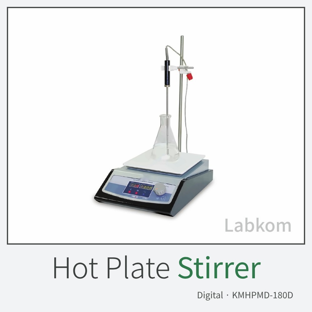 디지털 핫플레이트 교반기 Hot Plate & Magnetic Stirrer KMHPMD-180D