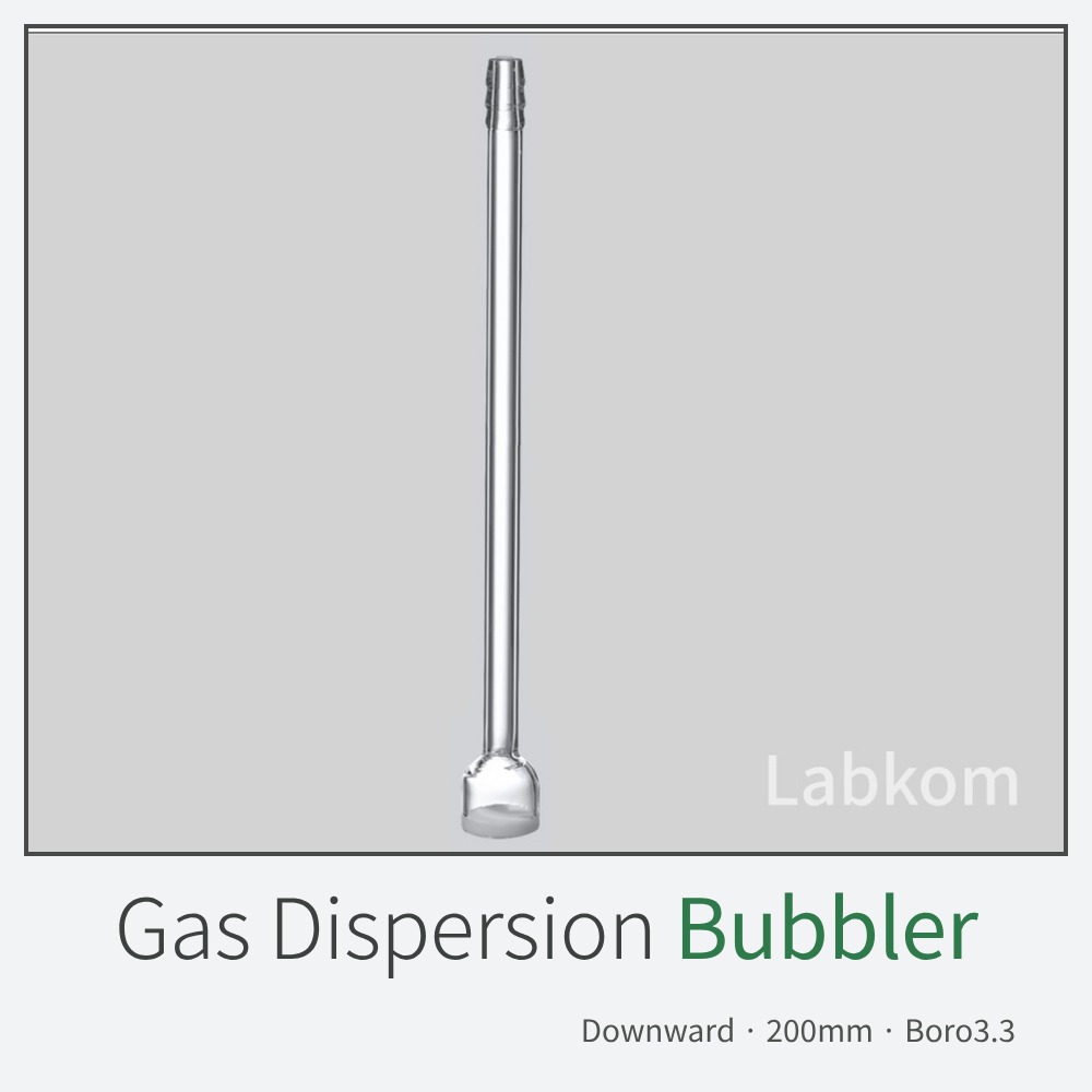 가스분산 버블러 하향형 Gas Dispersion Bubbler Boro3.3 200mm 휠터 17~32mm